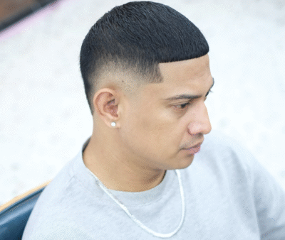Curly Caesar Cut