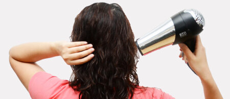 cara mengeringkan rambut