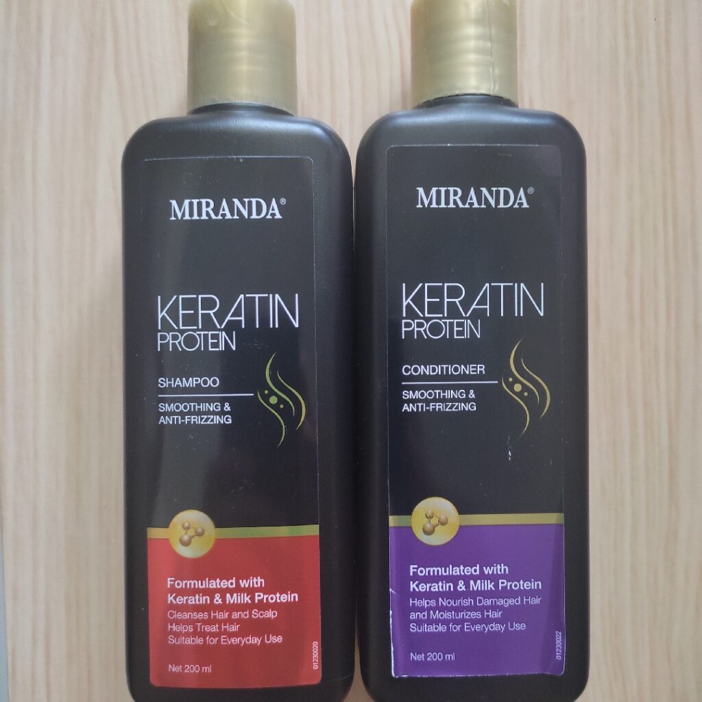 miranda keratin shampoo untuk rambut rontok