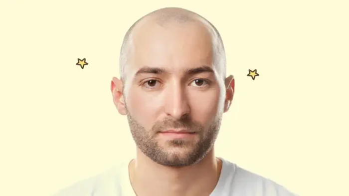 benar-benar rambut botak