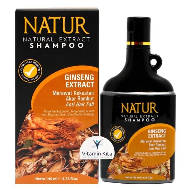 natur shampoo ginseng extract terlaris